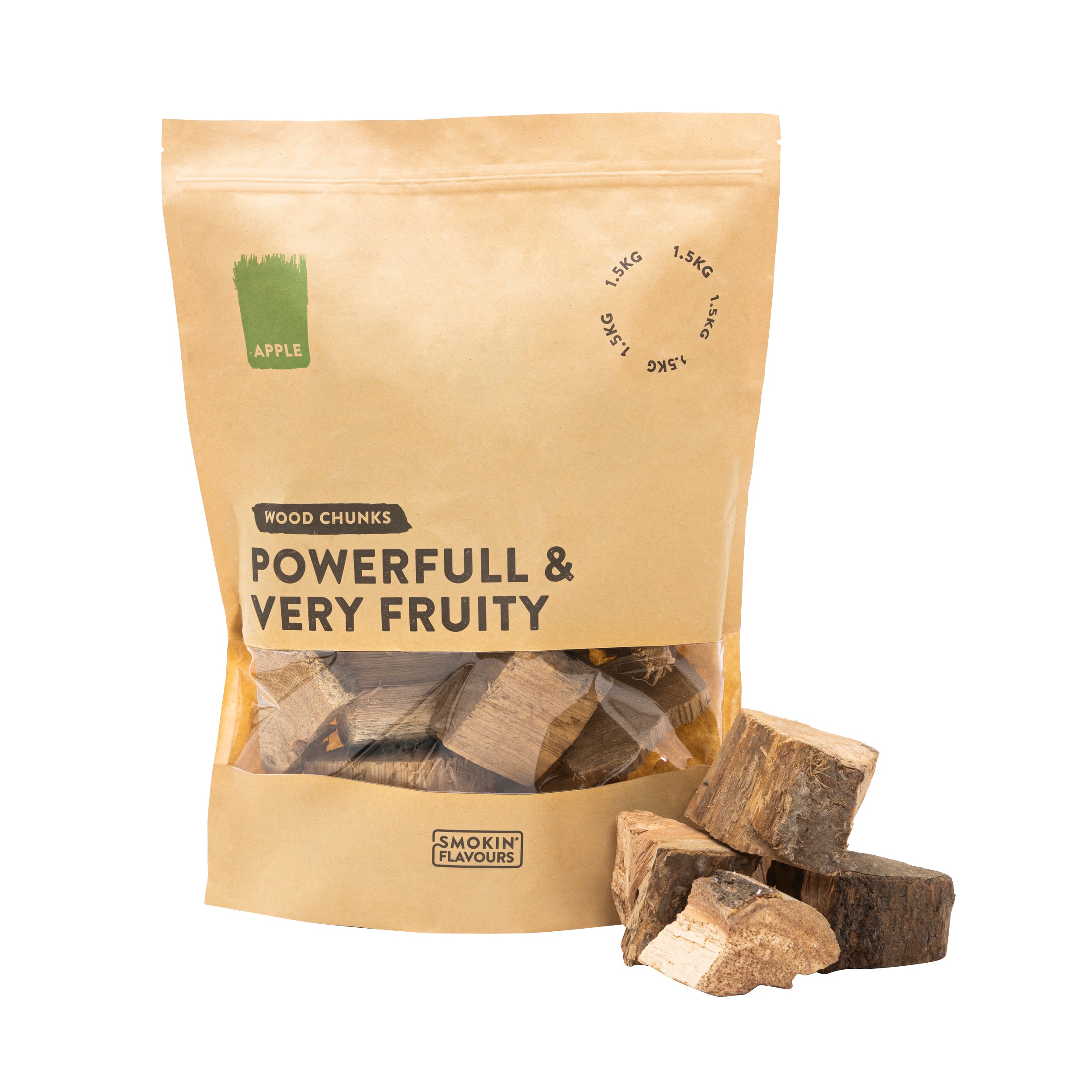 Smokin’ Flavours Rookchunks - appel