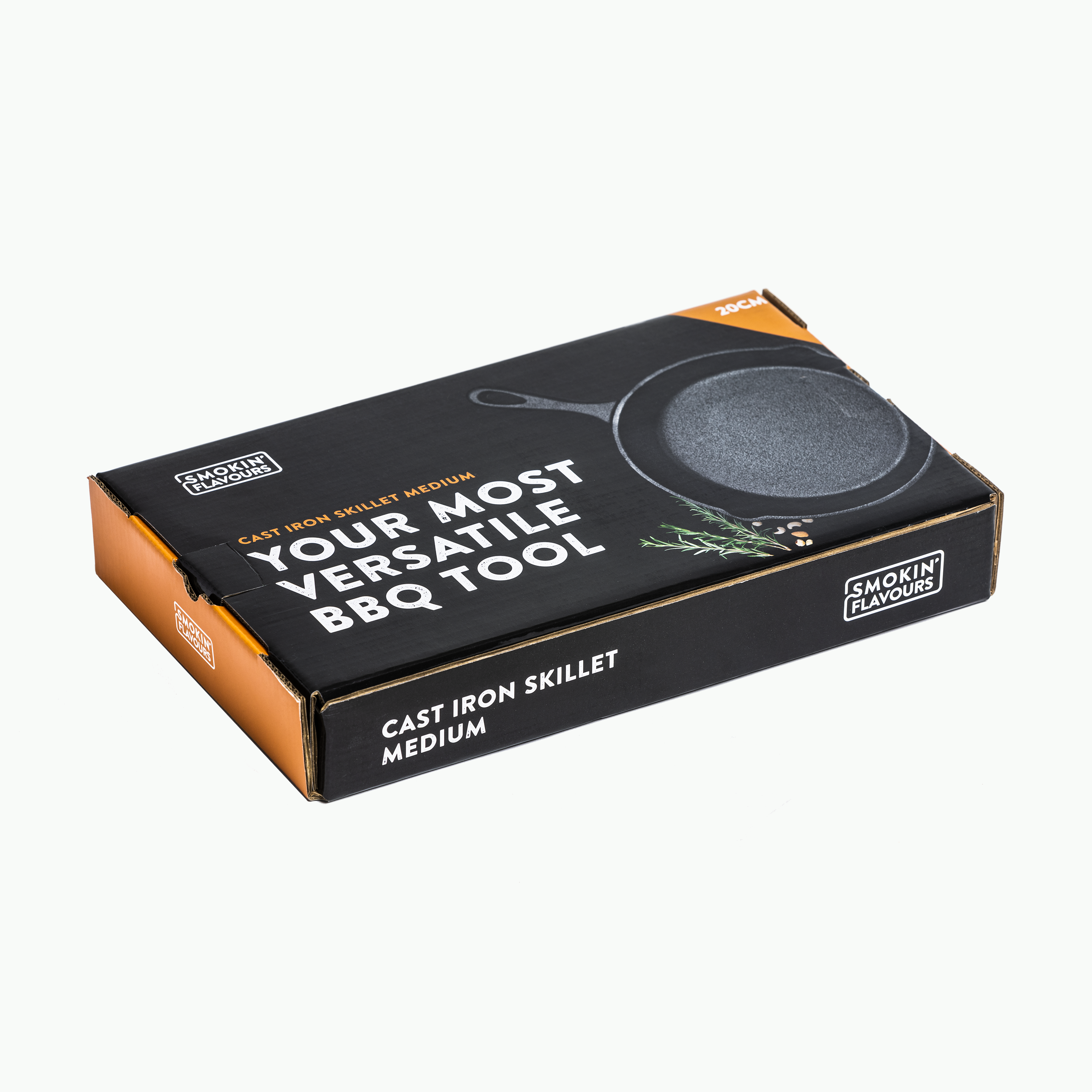 Smokin’ Flavours Gietijzeren Skillet – Ø 20 cm