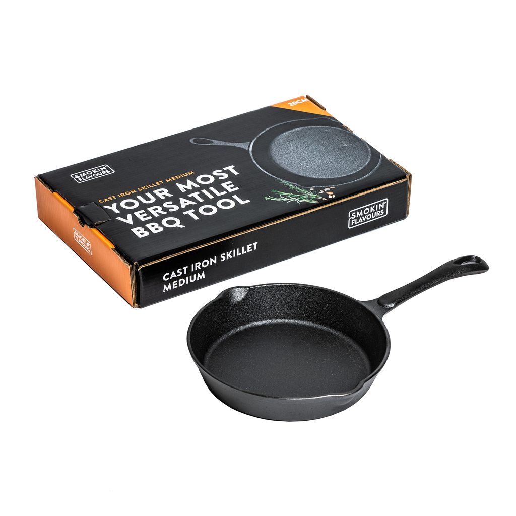 Smokin’ Flavours Gietijzeren Skillet – Ø 20 cm