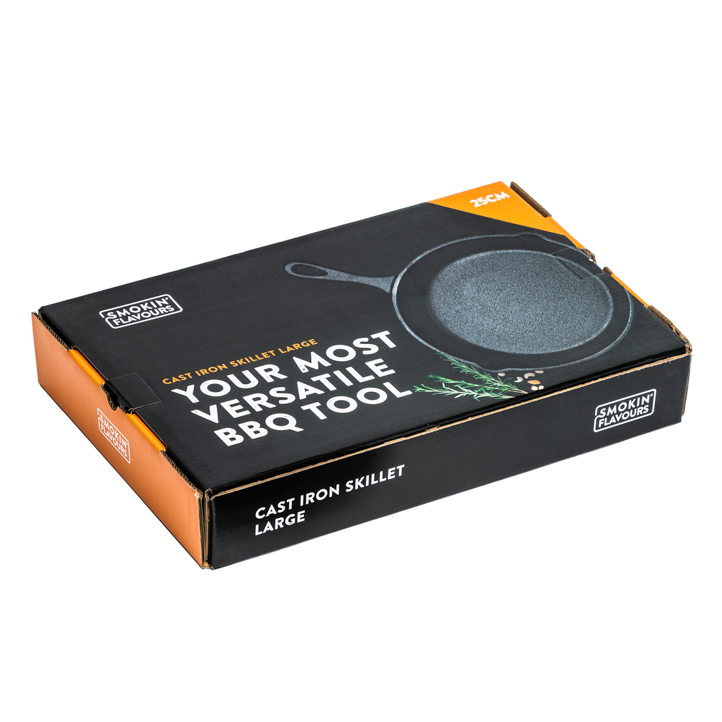 Smokin’ Flavours Gietijzeren Skillet – Ø 25 cm
