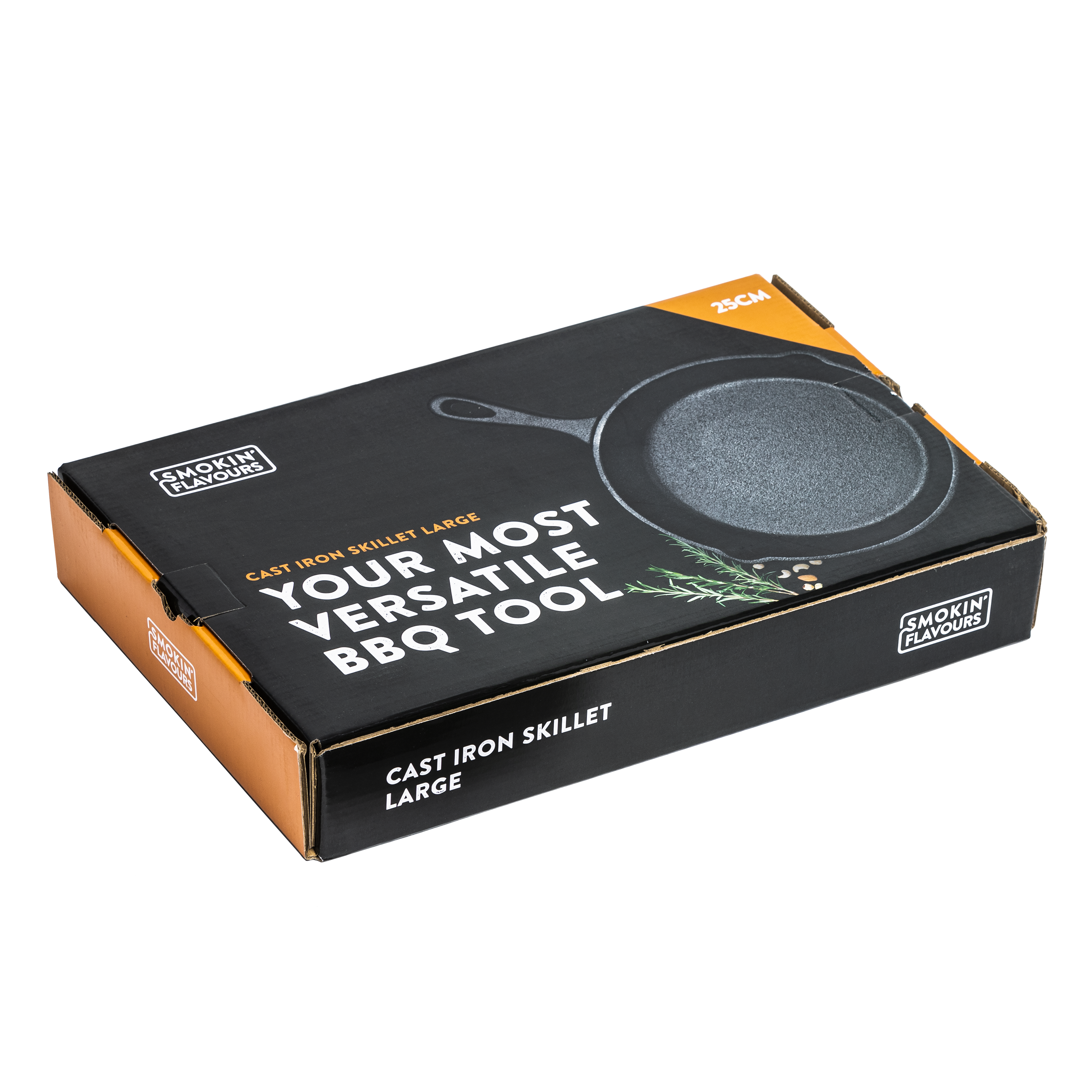Smokin’ Flavours Gietijzeren Skillet – Ø 25 cm