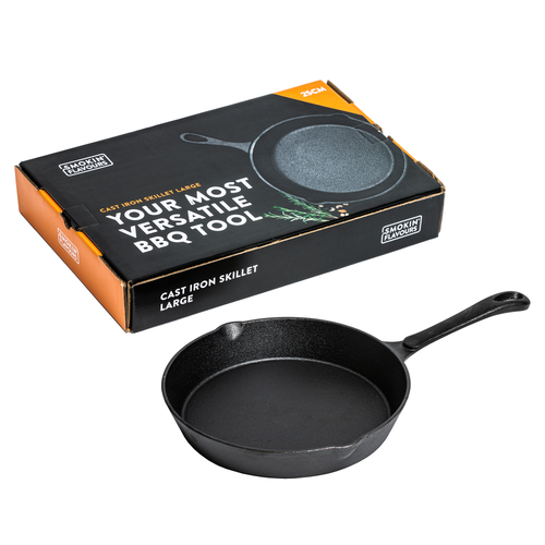 Smokin’ Flavours Gietijzeren Skillet – Ø 25 cm